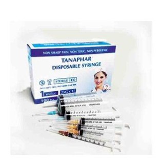 1 hộp bơm tiêm 1ml, 3ml, 5ml, 10ml,50ml tanaphar