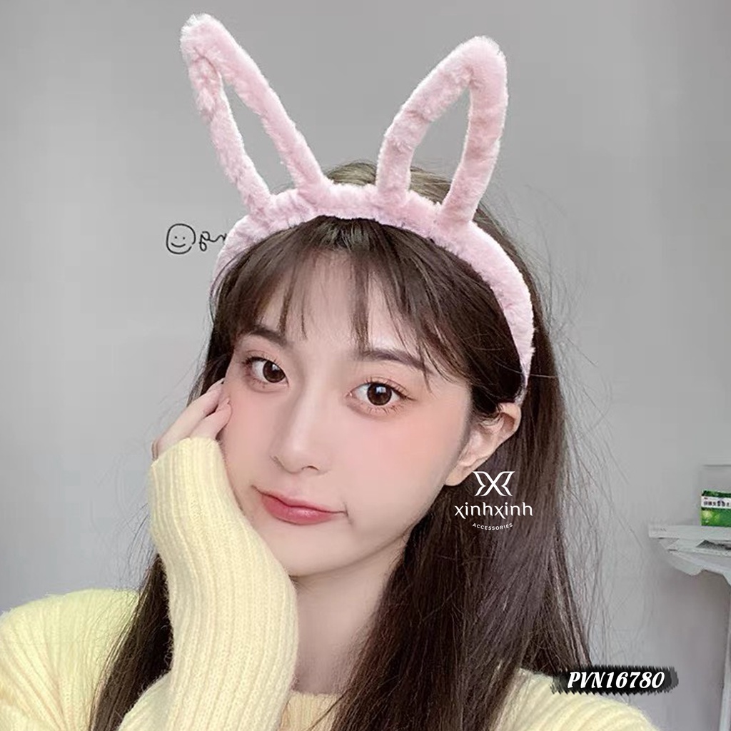 Xước lông tai thỏ, bờm lông tai gấu đáng yêu xinh xắn - Xinh Xinh Accessories