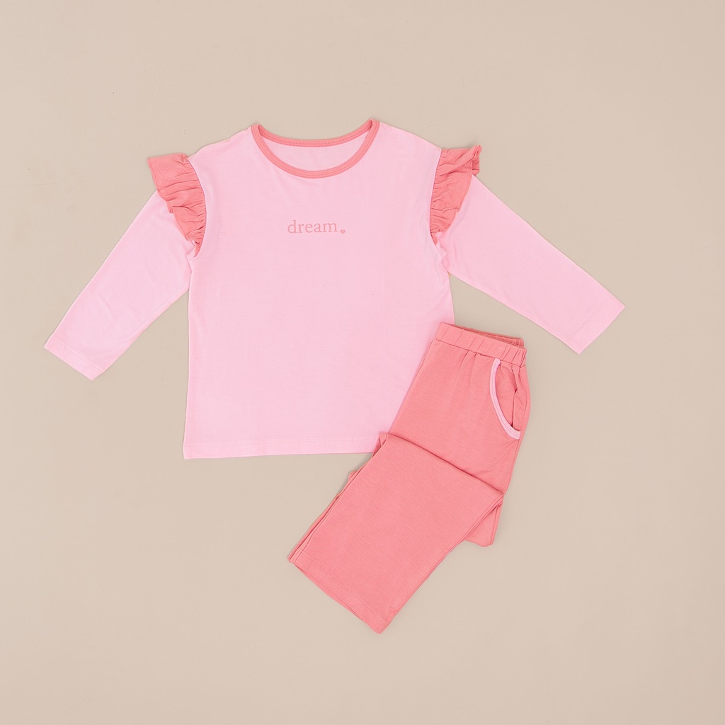 [Nous Kids] Bộ quần áo Nous dài tay bé trai,bé gái Nu doux mỏng
