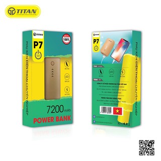 Sạc dự phòng TITAN P7 7200mAh