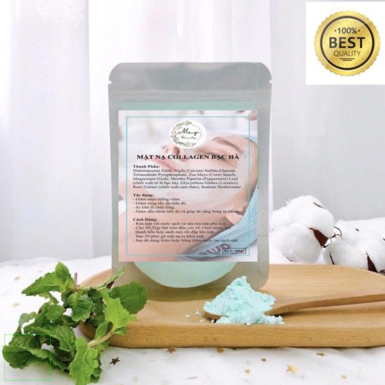 1kg collagen bạc hà organic handmade