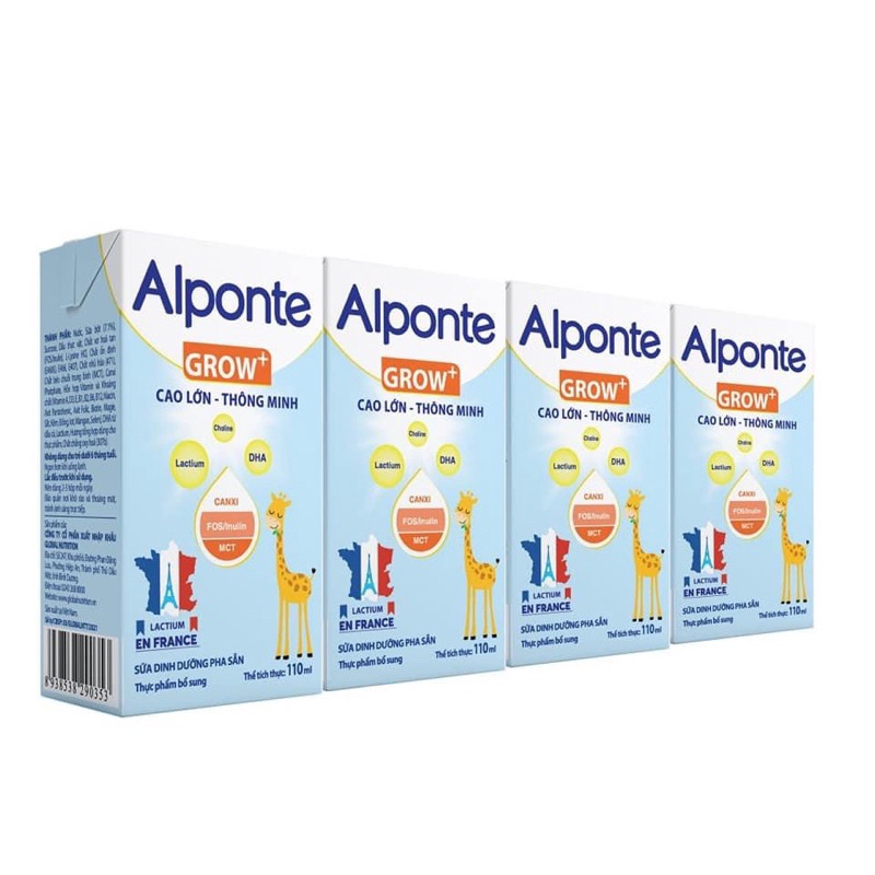 1 thùng SBPS Alponte Grow+ 110ml ( date mới )