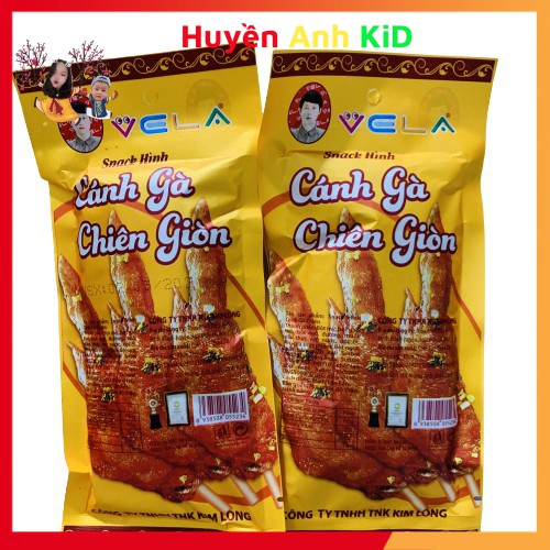 Bịch 30 Gói Snack Cánh Gà Chiên Giòn Việt Đồ Ăn Vặt Giòn Ngon