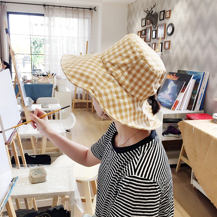 [order] bucket hat caro, bucket hat ulzzang, mũ ulzzang