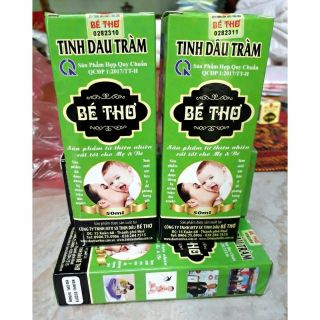 Tinh dầu tràm bé thơ chai vỏ xanh 50ml và 100ml