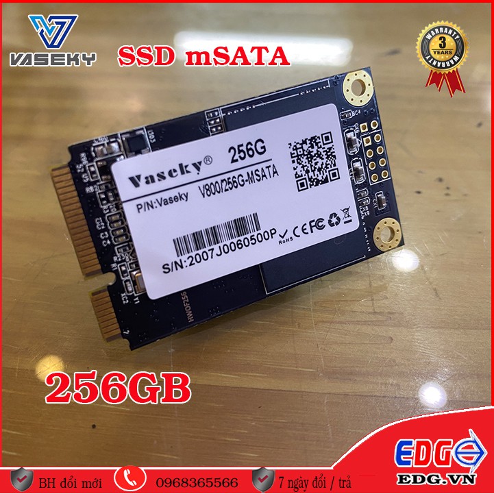 Ổ cứng SSD Msata 256GB Vaseky chính hãng