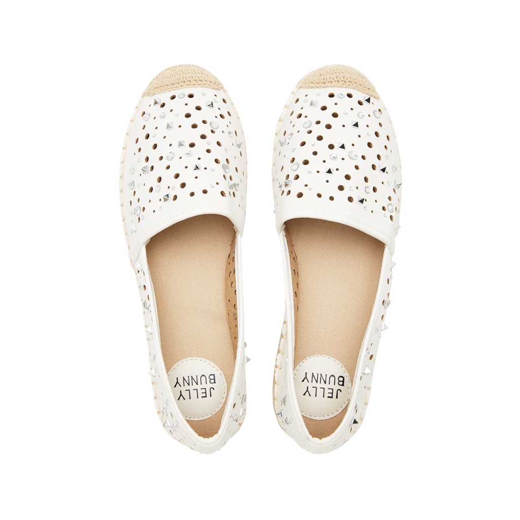 Giày nữ Jelly Bunny SHOES : KIRAN PYRAMID B21WLEI002 WHT000