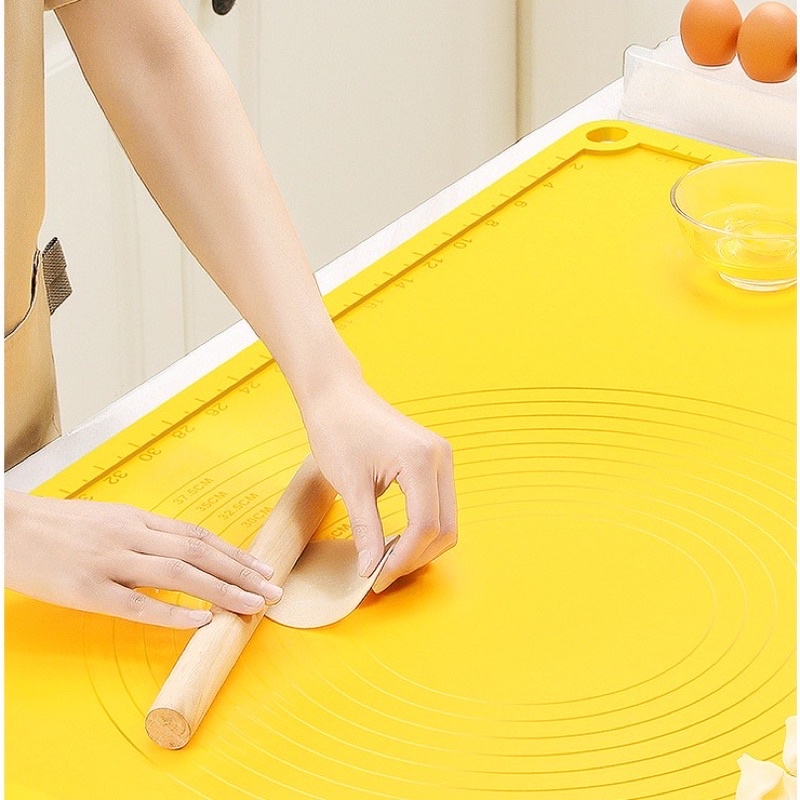 Thảm nhào bột chống dính, thảm Sillicon nhào bột 3 món