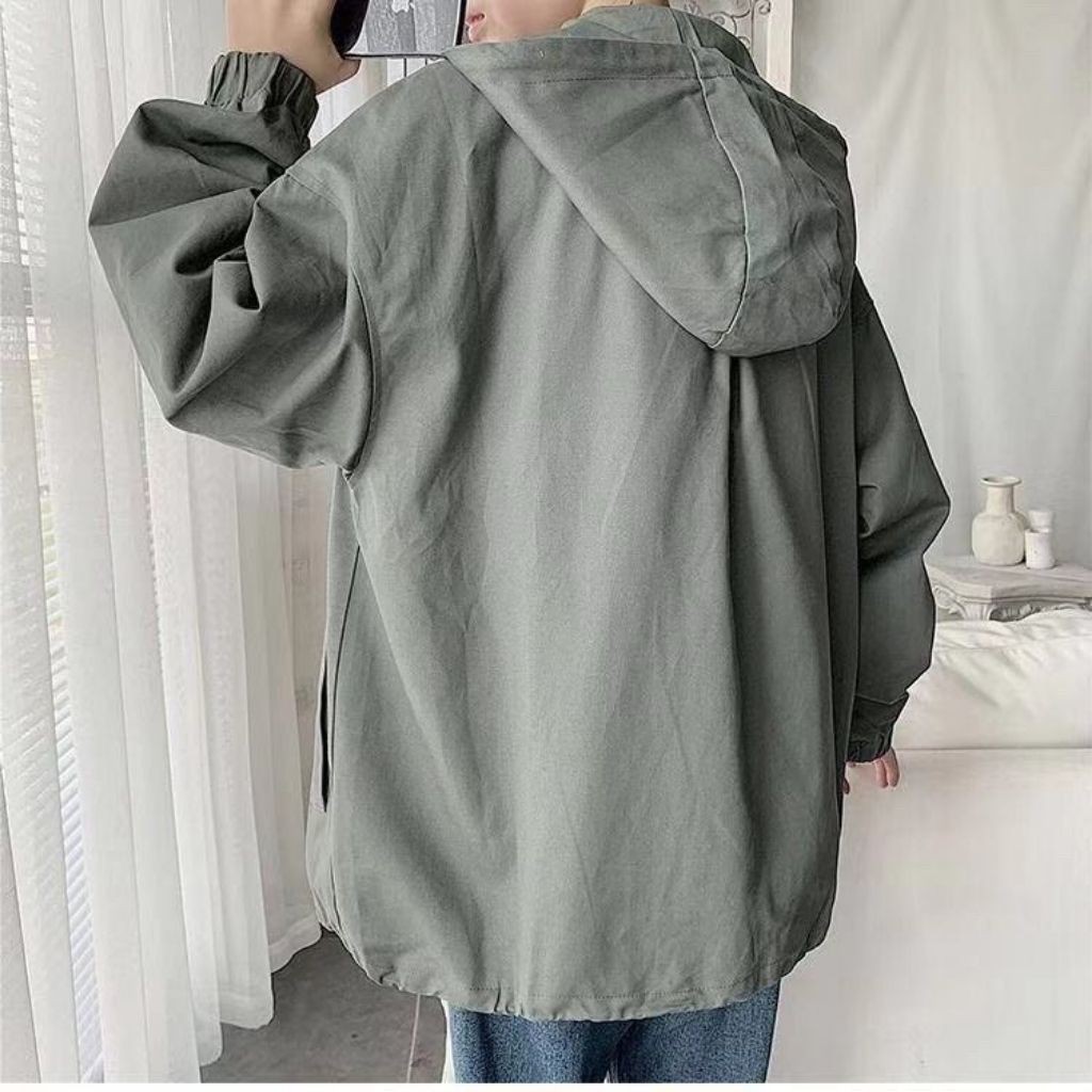 Áo khoác kaki dù chống nắng basic unisex form rộng 4S AKKK01 chất liệu dày đẹp xịn xò