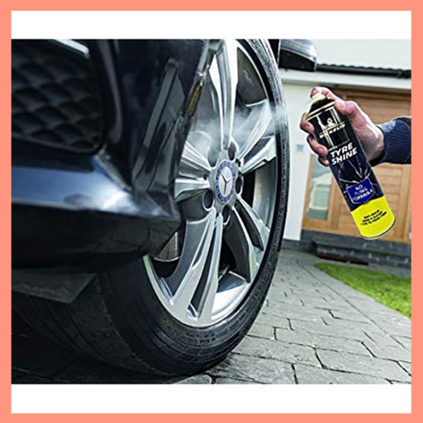 Chai Xịt Vệ Sinh Bảo Dưỡng và Làm Bóng Lốp Ô Tô Michelin W31432 Auto Expert Tyre Shine 520ml (hàng chính hãng)