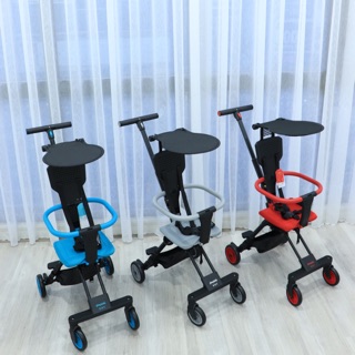 Xe đẩy du lịch gấp gọn Playkids có mái và đệm (xe đảo chiều gấp gọn có mái Playkids)
