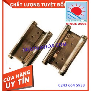 [Hàng chính hãng] bộ 2 lá bản lề 2 chiều inox to- 5inch
