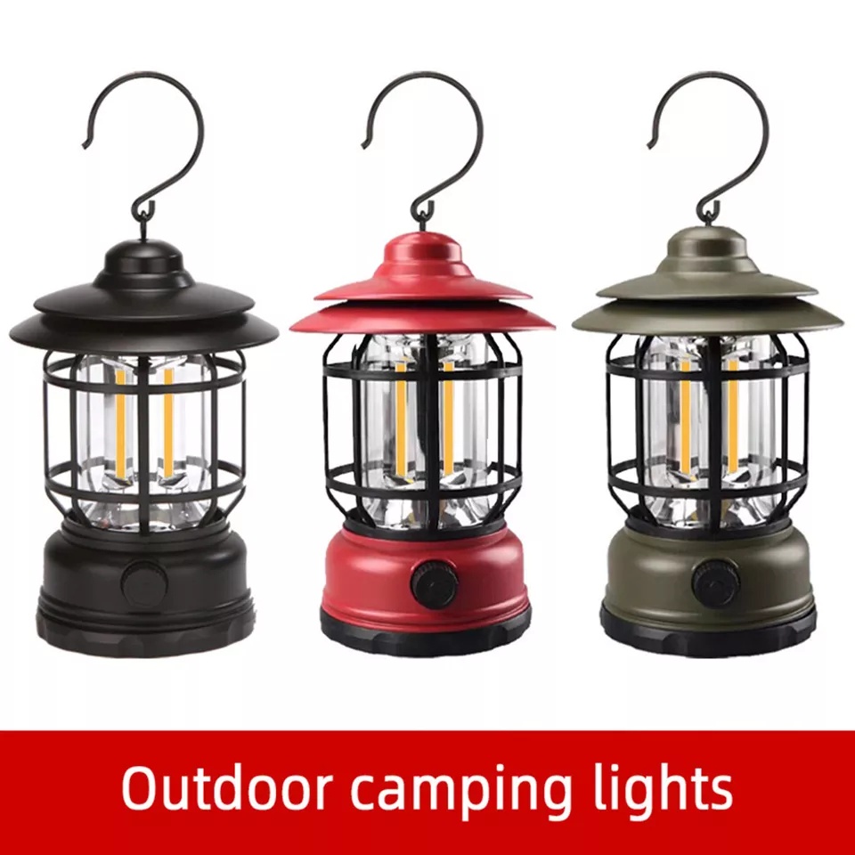 Đèn lồng cắm trại , trang trí xài pin sạc  siêu sang thế hệ mới 2023 - đèn pin led  siêu sáng