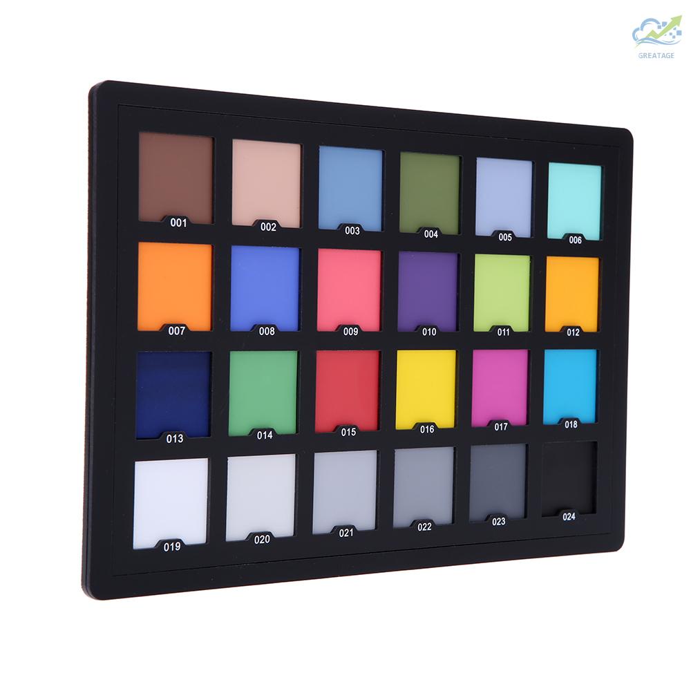 GG Professional 24 Color Card Test for Superior Digital Color Correction