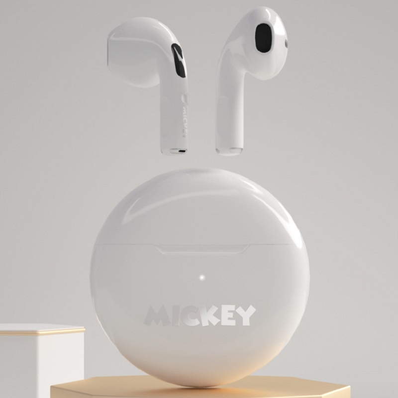 DISNEY Tai Nghe Nhét Trong Không Dây Bluetooth 5.0 TWS Chính Hãng Có Micro Chống Tiếng Ồn Hình Chuột Mickey Minnie