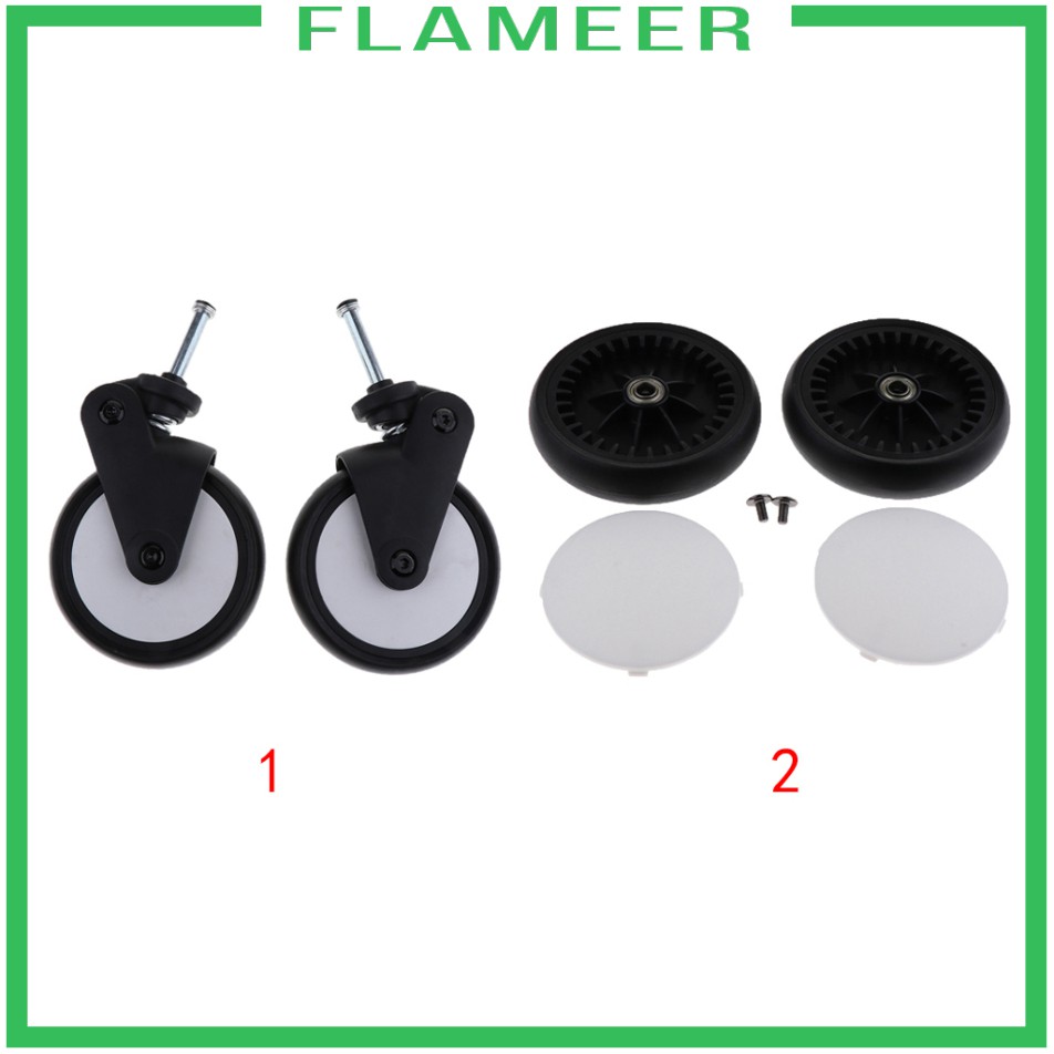 1 Cặp Bánh Xe Đẩy Em Bé Bằng Cao Su 13cm / 5.12in