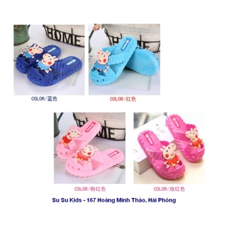 Combo 3 đôi dép trẻ em bò sữa