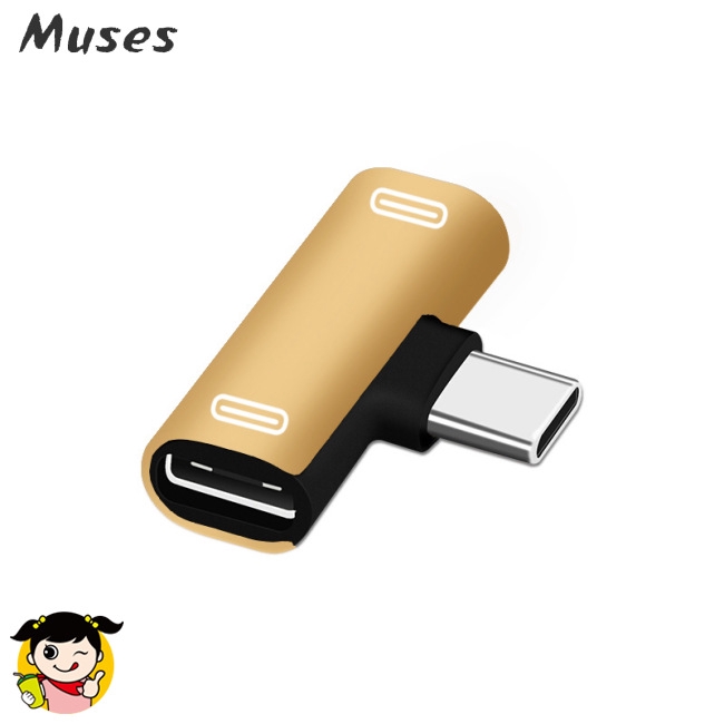 Muse07 Jack phân chia kết nối tai nghe sạc pin Type C USB-C chuyên dụng cho Xiaomi 6