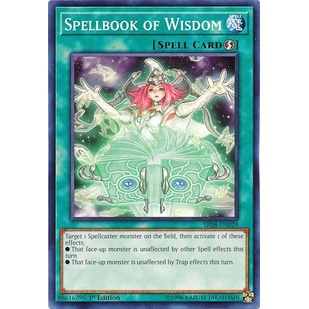 Thẻ bài Yugioh - TCG - Spellbook of Wisdom / SR08-EN029'