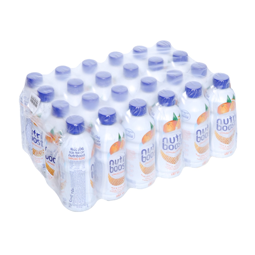 Thùng 24 chai sữa trái cây Nutriboost chai 297ml