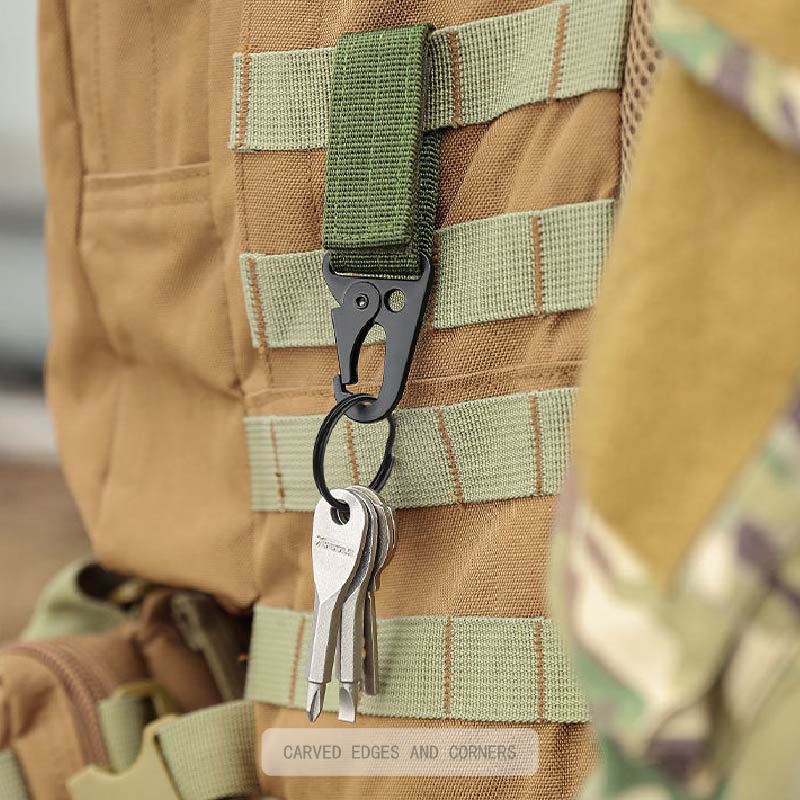 Carve.A Store Móc Khóa Ba Lô Đa Năng Rộng 2.5cm Dài 10cm trang trí ba lô