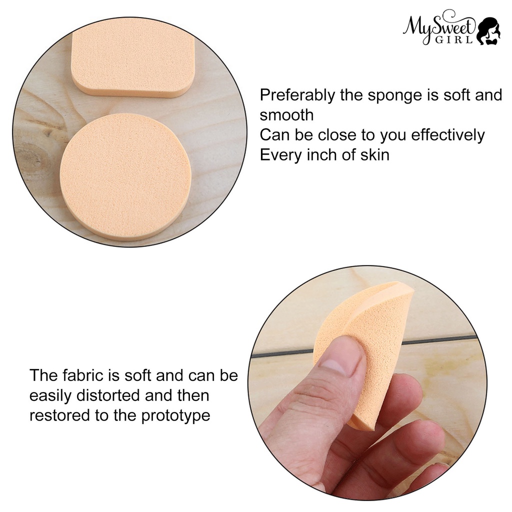 (Hàng Mới Về) Set 2 Mút Trang Điểm Mềm Mại Sử Dụng Khô / Ướt Cho Nữ | BigBuy360 - bigbuy360.vn