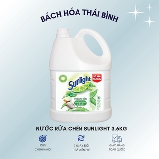 Nước rửa chén SUNLIGHT THIÊN NHIÊN can 3,6 kg