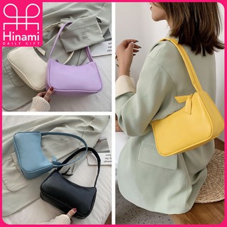 [Trend 2021]Túi Xách Nữ Đẹp Xinh Đeo Chéo Vai Kẹp Nách Da PU Trắng Đen Mini Dễ Thương Cute Rẻ Thời Trang Hàn Quốc Hinami