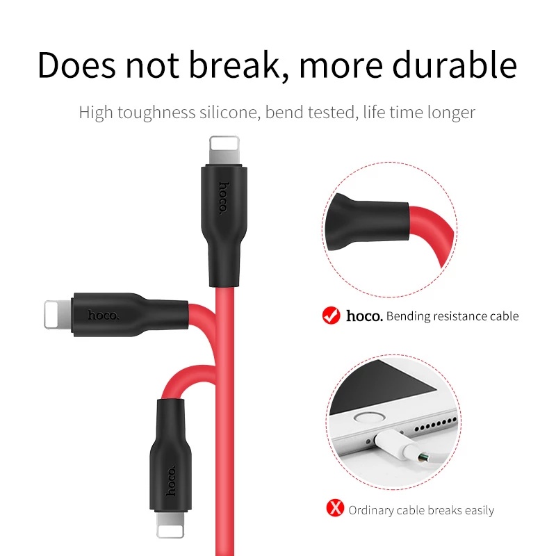Dây cáp sạc HOCO. 0,25m X21 Plus đầu type-c Micro USB C thích hợp cho 11 12 13 Android