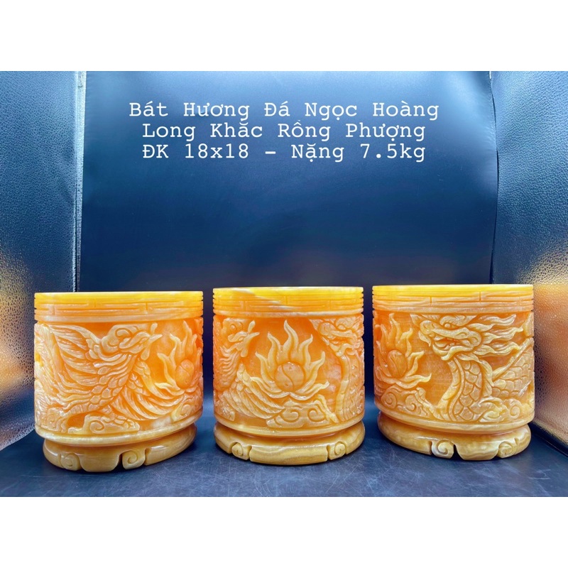 Bát Hương, Lư Hương, Bát Nhang Đá Ngọc Hoàng Long