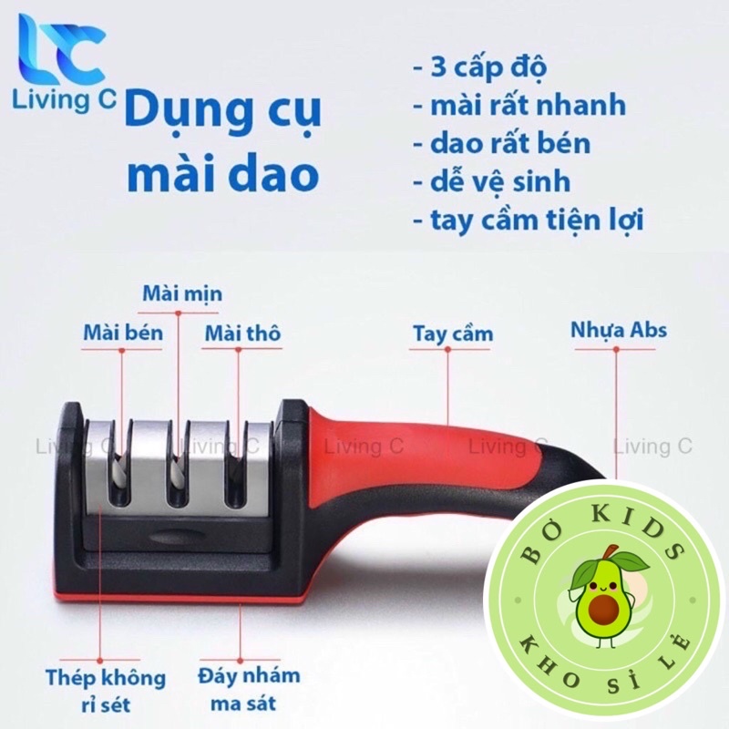 Dụng cụ mài dao 3 rãnh