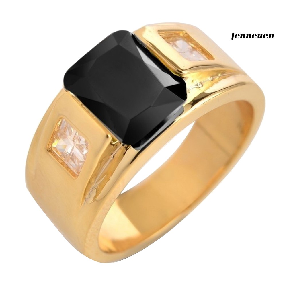 Nhẫn đính đá bằng hợp kim thời trang cho nam