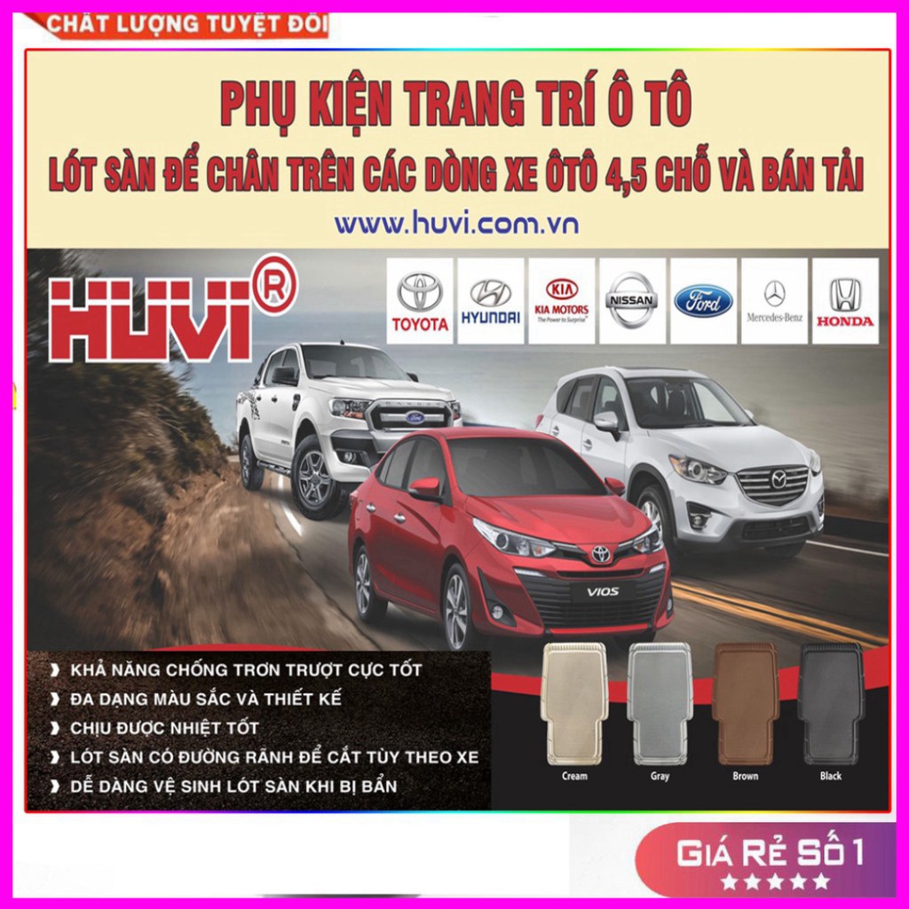 LÓT SÀN ĐỂ CHÂN HUVI CHO ÔTÔ 4,5 CHỖ