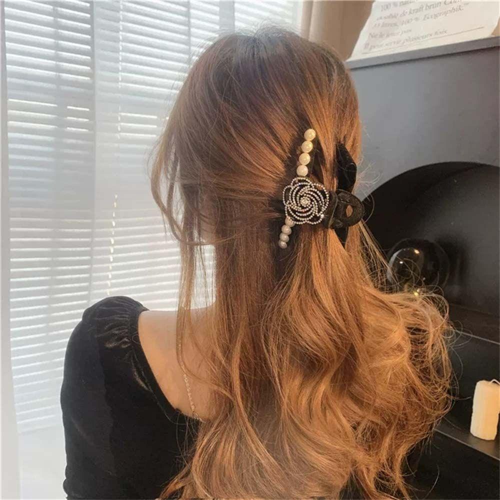 Kẹp Tóc Hình Nơ Bằng Nhung Phong Cách Hàn Quốc Thời Trang
