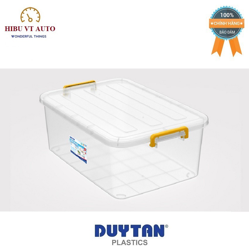 Combo 5 Thùng Nhựa Duy Tân Trong Suốt 10 Lít (41.2 x 27.2 x 14.5 cm)H115 giúp bạn bảo quản đồ đạc sạch sẽ, an toàn