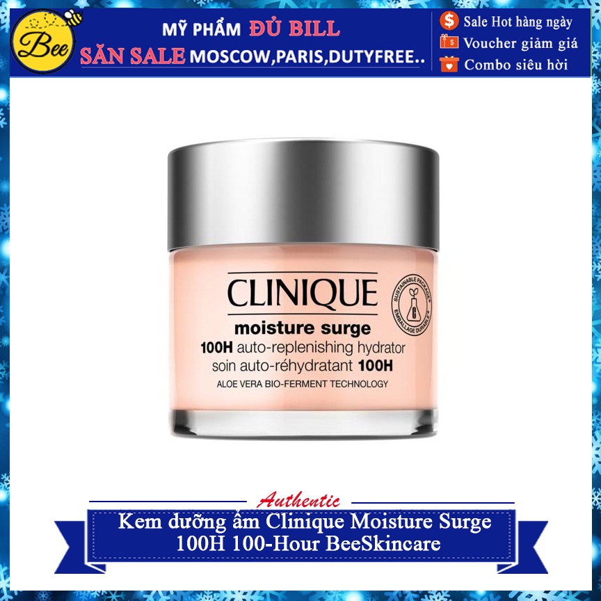 Kem dưỡng ẩm Clinique Moisture Surge 100H 100-Hour BeeSkincare