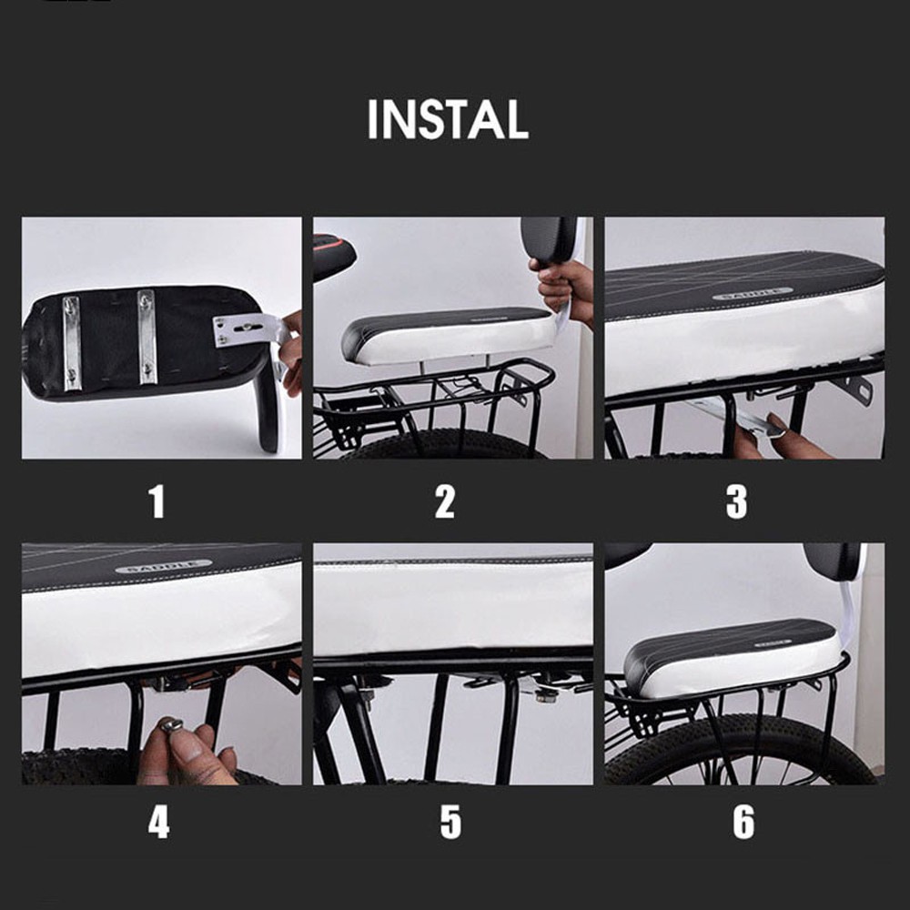 Cặp phụ kiện gác chân/ Yên sau/ Tay nắm gắn phía sau dành cho bé