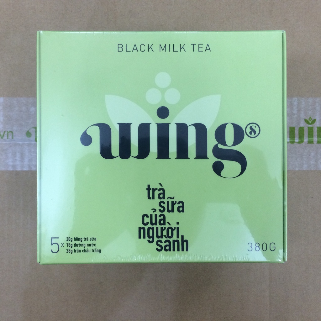 [VỊ HỒNG TRÀ] TRÀ SỮA WINGS - TRÀ SỮA TỰ PHA TRÂN CHÂU WINGS CHO NGƯỜI SÀNH - HỘP 5 SET CHUẨN VỊ VÔ CÙNG TIỆN LỢI | BigBuy360 - bigbuy360.vn