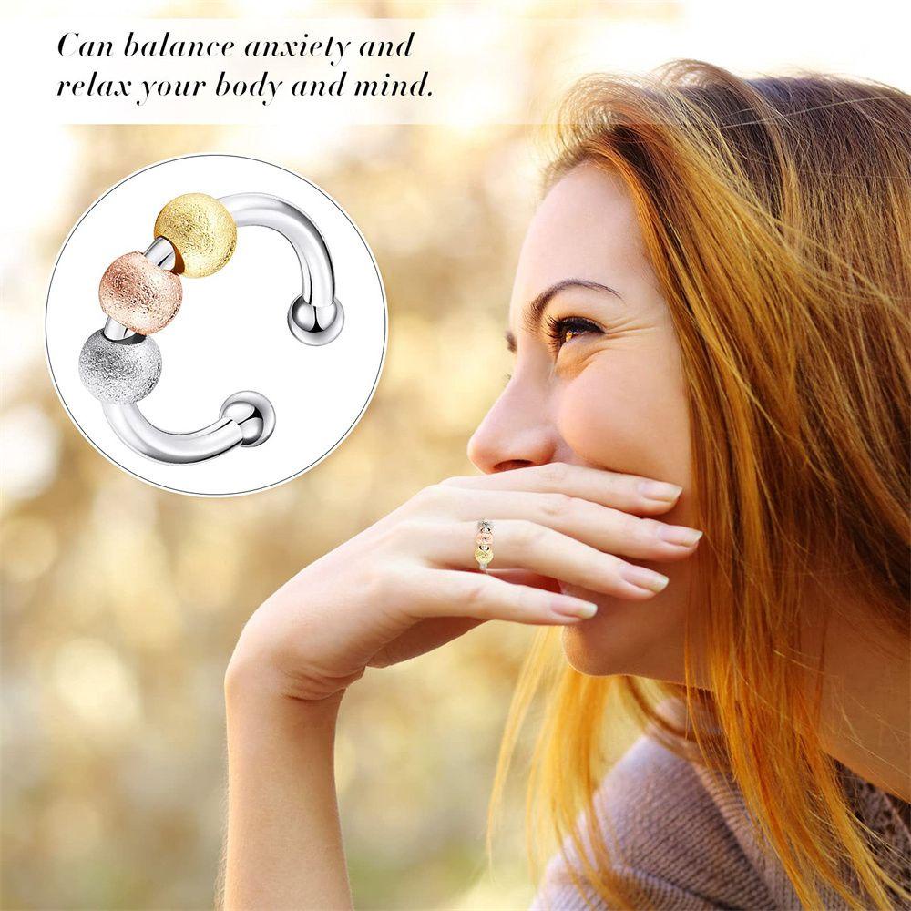 Nhẫn Đeo Tay Có Thể Điều Chỉnh Giúp Giảm Căng Thẳng Dành Cho Nữ