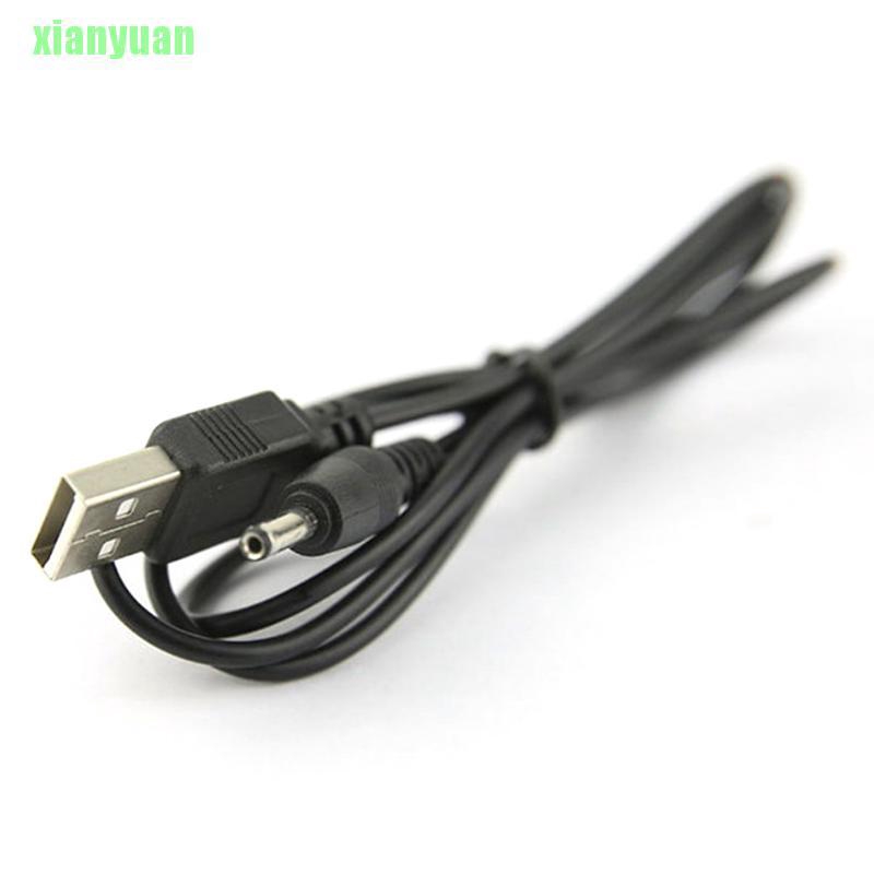 Dây Cáp Kết Nối Chuyển Đổi USB Sang Cổng DC 2.5 3.5 4.0 5.5mm 5V Màu Đen