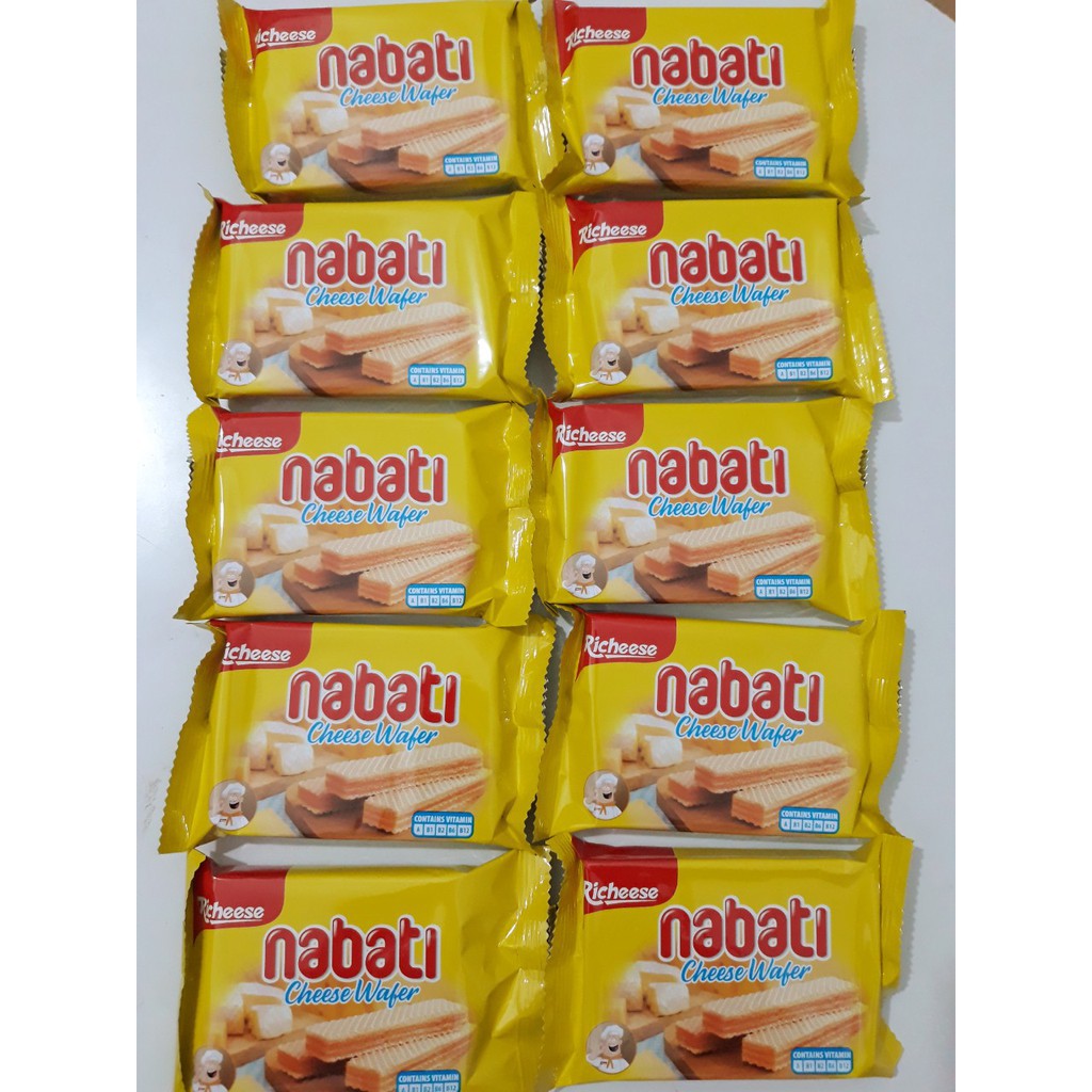 (sỉ) Thùng 12 Túi Bánh Xốp Nabati phô mai 20g/ gói (120 gói)