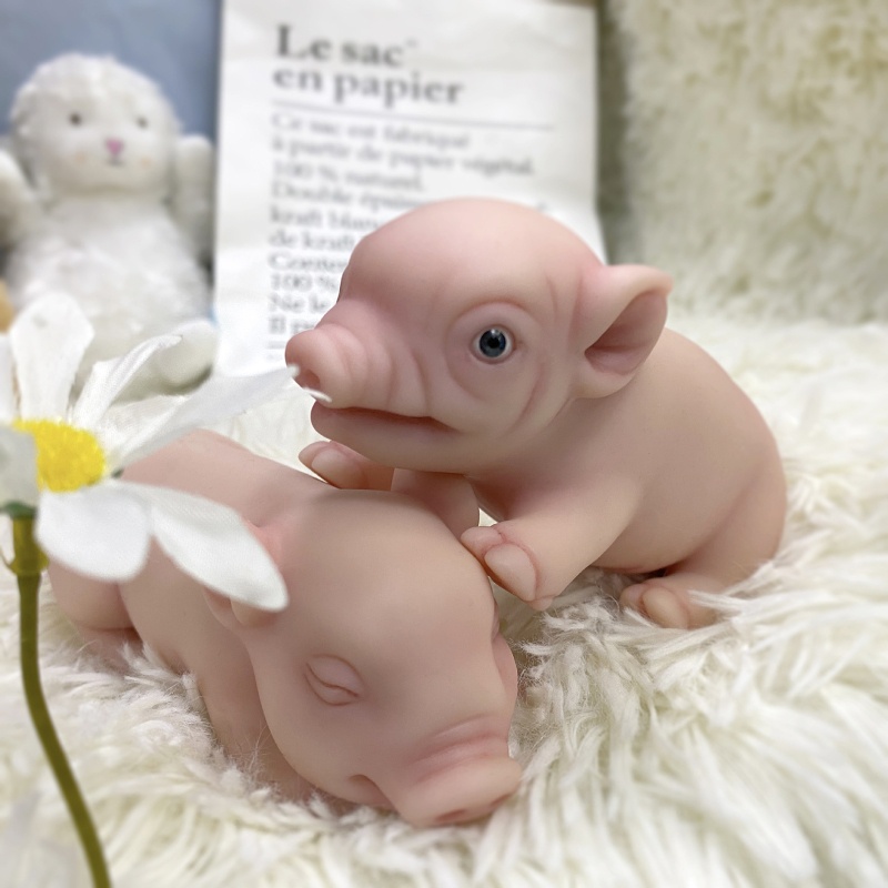 Búp Bê Đồ Chơi Mini 6 Inches Hình Chú Heo Sống Động Như Thật Dùng Làm Quà Giáng Sinh Cho Bé