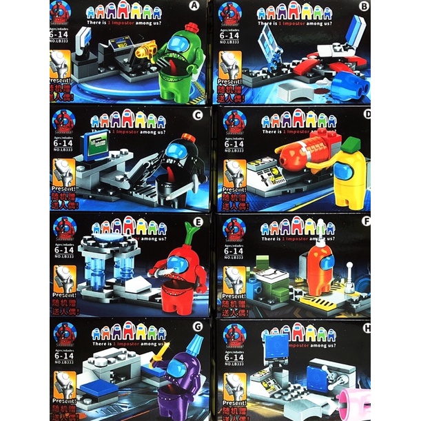 Đồ chơi lego Among Us xếp hình lắp ráp