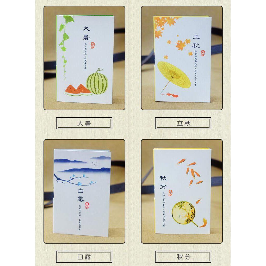 Nước hoa mini  cổ trang 24 tiết xuân phân( combo 4 lọ/ một tiết xuân phân)