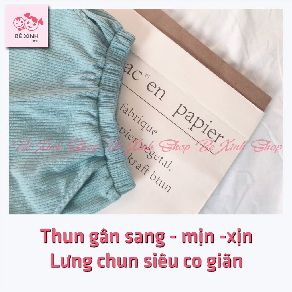 Quần short đùi cho bé trai trẻ em thun gân K woo [Hàng Hot] Quần thun SHORT sooc đùi cộc cho bé trai gái trẻ em K woo