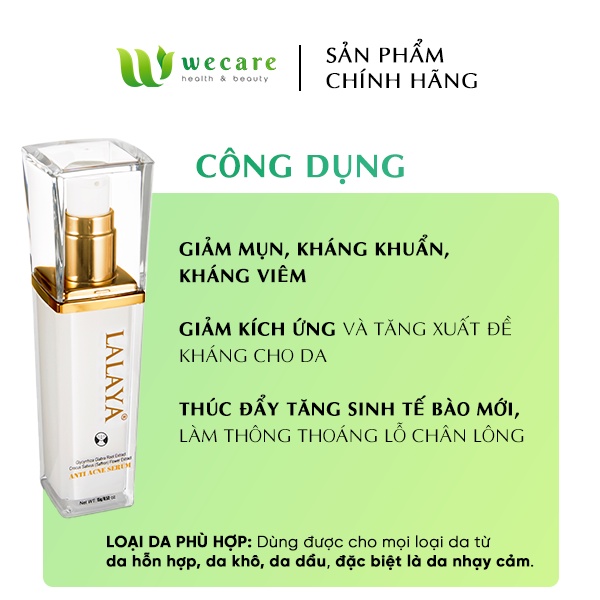 Tinh Chất Giảm Mụn LALAYA Dành Cho Mọi Loại Da 15g