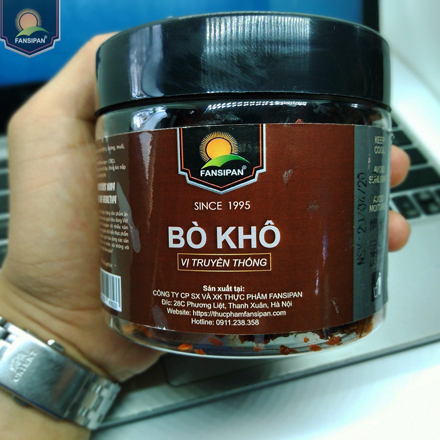 Khô bò viên FANSIPAN 200gr Thơm ngon - Bổ dưỡng - Đảm bảo An toàn vệ sinh thực phẩm