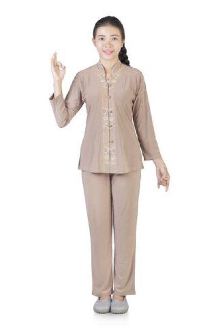 Áo Lam Đi Chùa # THUN CỔ TÀU LẮC SEN GIÁ RẺ VÔ ĐỊCH