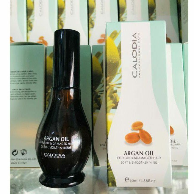 Tinh dầu phục hồi Calodia Argan Oil bóng tóc 55ml