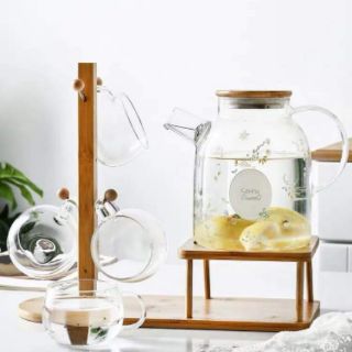 Bộ bình cốc thủy tinh cao cấp
